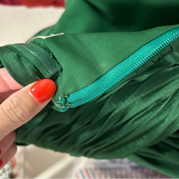 Lovers and Friends Michie Maxie Emerald Green Dress Gown XS - Picture 7 of 7